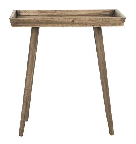 Safavieh Home Nonie Modern Chocolate Accent Table - color: Chocolate