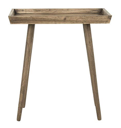 Safavieh Home Nonie Modern Chocolate Accent Table - color: Chocolate