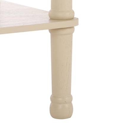 SAFAVIEH Furniture - Tinsley Rectangle Console Table - Sand - Solid Wood - Farmhouse Turned-Leg Design - Ideal for Entryway, Living Room, Hallway, 28" W x 11.75" D x 28" H (CNS5724E) - color: Sand