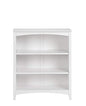 Shaker Style 3 Shelf Bookcase / Solid Wood / 36" High / Adjustable Shelving / Closed Back / Display Bookshelf for Living Room, Bedroom, Home and Office, White - color: White, size: 36"