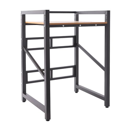 Over Washer and Dryer Shelves,Dryer Storage Shelf,3 Tiers Laundry Room Storage and Organizer Standing Shelf,Height Adjustable Laundry Room Shelves, Load-Bearing Capacity 22lbs (Black+Yellow) - color: Black+yellow