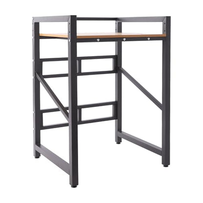Over Washer and Dryer Shelves,Dryer Storage Shelf,3 Tiers Laundry Room Storage and Organizer Standing Shelf,Height Adjustable Laundry Room Shelves, Load-Bearing Capacity 22lbs (Black+Yellow) - color: Black+yellow