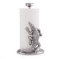 Arthur Court Alligator Paper Towel Holder Aluminum Metal 12.5 inch Stylish Kitchen Decor - size: 12.5 x 7 inches