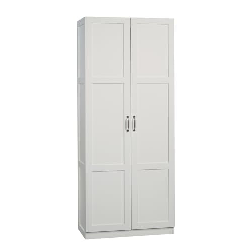 Sauder Select Storage Cabinet/ Pantry cabinets, White finish - color: Soft White