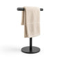 Bathroom Hand Towel Holder Stand，T-Shape Hand Towel Holder Stand SUS304 Stainless Steel Matte Black for Bathroom，Kitchen or Vanity Countertop - color: Matte Black