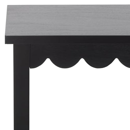 SAFAVIEH Home Collection Haven Matte Black 2 Lower Drawer Console Table for Entryway, Living Room, Foyer - color: Black