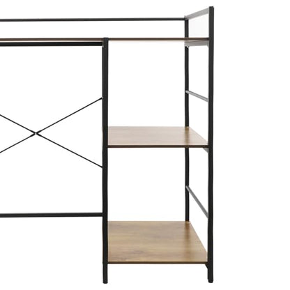 Washing Machine Shelf, 3 Tier Washer Dryer Storage Shelf with Side Rack Space-Saving Laundry Room Shelves Utility Washer Storage Organizer Stand for Bathroom Laundry Balcony