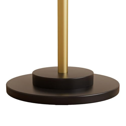 Masupu Drink Table, Round Side Table for Small Spaces, Pedestal Side Table, Small End Table with Metal Base, for Living Room, Bedroom, Bathroom, Grey - color: 06.grey