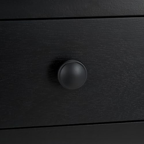 SAFAVIEH Home Collection Astaroth Matte Black 2-Drawer Computer Table Office Writing Desk - color: Matte Black