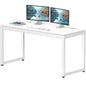 SHW 55-Inch Commercial-Grade Office Computer Desk, White - color: White, size: 55-Inch