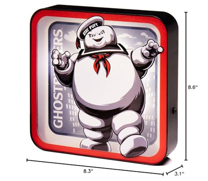 Numskull Ghostbusters Stay Puft Lamp Wall Light - Ambient Lighting Gaming Accessory for Bedroom, Home, Study, Office, Work - Official Ghostbusters Merchandise - color: Yellow