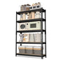 WORKPRO Shelving with MDF Board, 27-2/5"W x 11-7/10"D x 60" H, 1650LBS Load - color: Black, size: 27.4"W x 11.7"D x 60"H