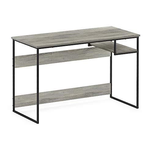 FURINNO Moretti Lifestyle Study Desk, 45 Inches, French Oak Grey - color: French Oak Grey, size: 45 inches