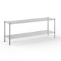18" Deep x 72" Wide x 27" Height Wire Shelving Kit | 2-Tier | NSF Commercial Storage Rack Unit - size: 18" Deep x 72" Wide