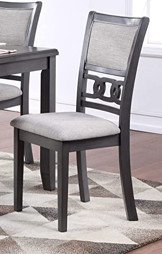 New Classic Furniture Gia Dining Chairs, Set of 2, Gray - color: Grey, size: Set of 2, style: Dining Chair