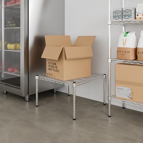 24" Deep x 24" Wide x 14" Height Wire Shelving Kit | 1-Tier | NSF Commercial Storage Rack Unit - size: 24" Deep x 24" Wide