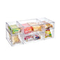 Vtopmart 6 Pack Clear Stackable Storage Drawers,Easy to Assemble Pantry Organizers and Storage with handles,Plastic Drawers for Kitchen Pantry,Cabinet,Under Sink Organization - style: 2 Wide+2 Medium+2 Small