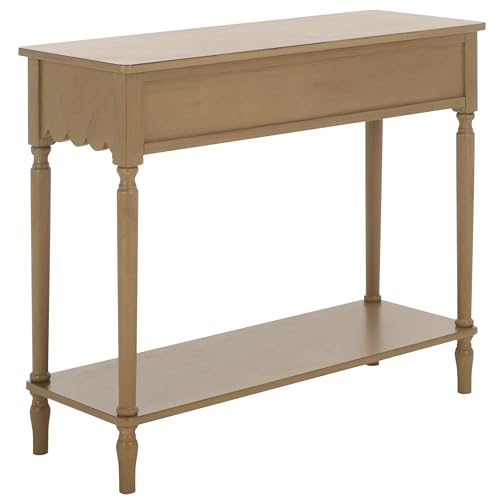 SAFAVIEH Home Collection Haven Desert Brown 2-Drawer Small Console Table for Entryway, Living Room, Foyer - color: Desert Brown
