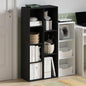 Furinno LUDER Book Shelf, 7-Cube Bookshelf, Bookcase with Open Shelves, 9.4 x 19.5 x 41.7, Easy Assembly, for Living Room, Bedroom, Home Office, Darkwood - color: Darkwood, size: 7-Cube, 9.4 x 19.5 x 41.7