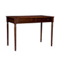 SEI Furniture - Writing 2-drawer Desk - Espresso - Transitional Design, Brown Finish - Ideal for Home Office, Bedroom (HO8799) - color: Espresso
