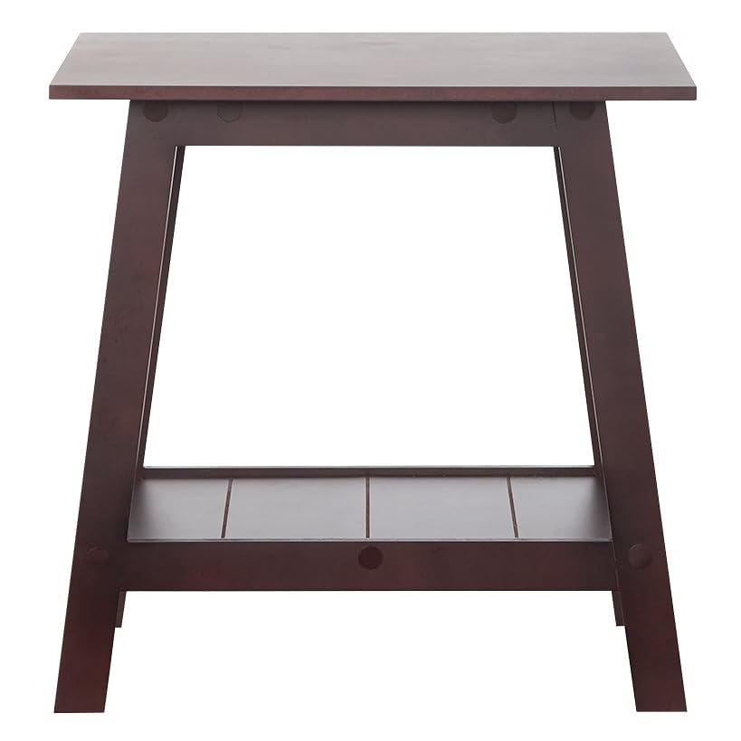 The Lakeside Collection Rectangle Style Accent Table 21.5" W x 15.7" D x 22" H - Walnut - color: Walnut