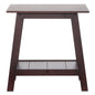 The Lakeside Collection Rectangle Style Accent Table 21.5" W x 15.7" D x 22" H - Walnut - color: Walnut
