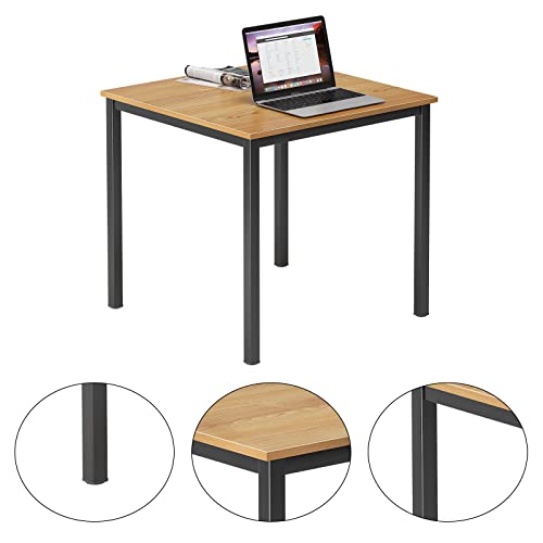 DlandHome Small Computer Desk for Home Office Table Writing Table for Small Spaces Study Table Laptop Desk 31.5x31.5 Inch