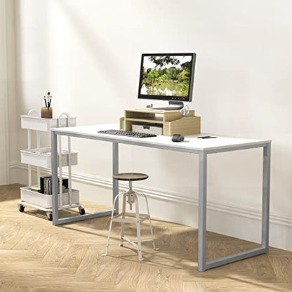SHW Mission 48-Inch Home Office Computer Desk, White - color: White, size: 48-Inch