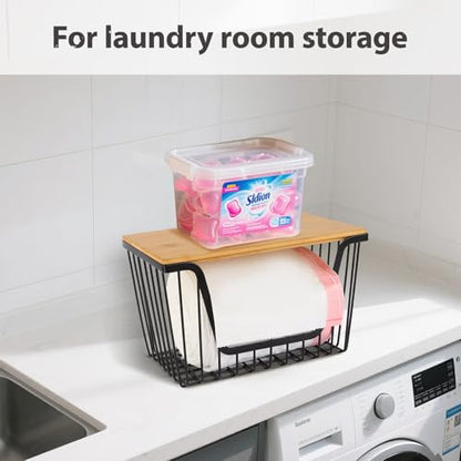 1 Pack Fruit Basket for Kitchen Counter, Stackable Pantry Organizers Storage, Large Wire Storage Basket Suitable for Storing Fruits, Onions, Potatoesand Vegetables - size: 1PACK