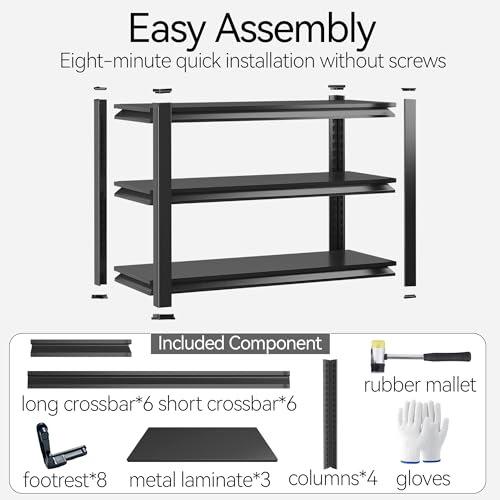 32"H x32"W Bakers Rack, 3-Tier Adjustable Kitchen Storage Rack, Highly Stable Metal Microwave Stand with Storage, 400lbs Per Tier Corner Display Shelf, Suitable for Kitchen Pantry Dinning Room, Black - size: 3T-32"H*32"W*14"D