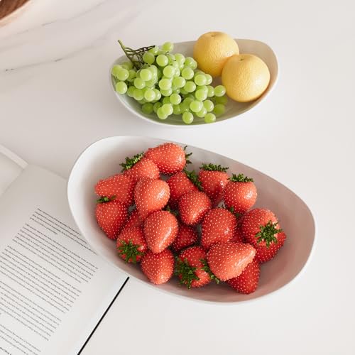 Fruit Bowl, 3 Tier Ceramic Fruit Basket, 3 Tier Serving Stand Serving Bowl with Metal Rack, Porcelain Kitchen Bowls for Fruit Vegetable Snack Nuts Dessert Cake Tray for Party Wedding - color: White
