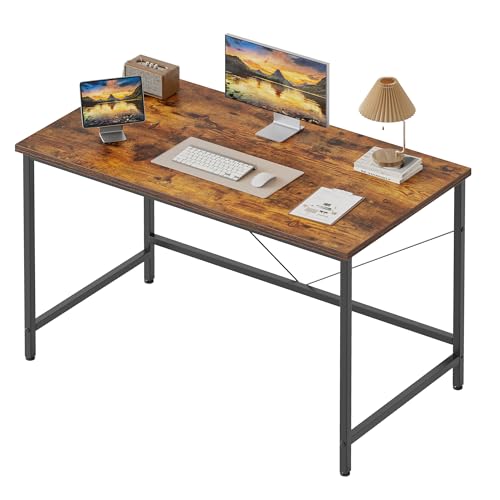 Mericonia 32 inch Computer Desk, Gaming Desk for Small Spaces, Modern Simple Style Table for Home Office, Study Student Writing Table - color: Rustic Brown, size: 32"x15.7"