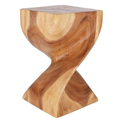Rutledge & King Wooden End Table - Unique Wooden Side Table - Mid Century Side Table - Saur Wood Decor - Small Accent Table - Mid Century Modern - color: Natural, style: Valverda