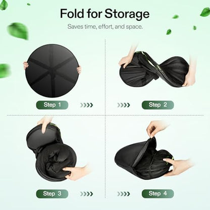 VIVOSUN 2-Pack 6-Layer Mesh Drying Rack Hanging Design with Green Zippers for Dehydrating, Indoor and Outdoor (Pruning Shears Included) - size: 6 Layer, style: 2 Pack
