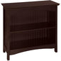eHemco 2 Tier Bookcase with 2 Arched Supports, 29 Inches, Cherry - color: Cherry, size: 2 Tier