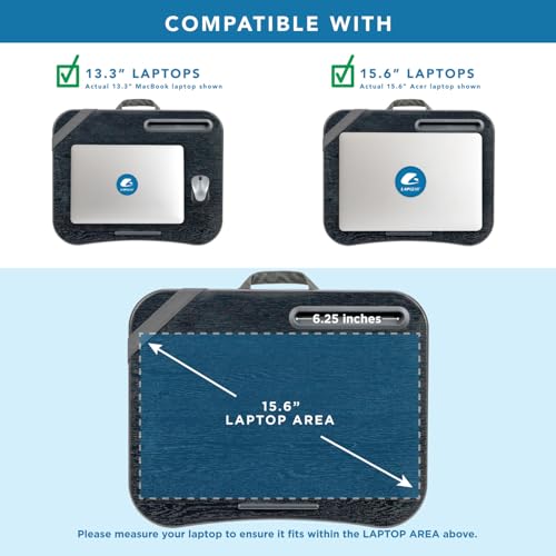LAPGEAR Designer Lap Desk – Gray Argyle, 2-Pack with Storage Basket - color: Gray Argyle, size: 2-Pack + Basket