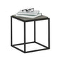 Furinno Moretti Cube Modern Stackable End Table Shelf, French Oak Grey - color: French Oak Grey, size: Stackable Cube