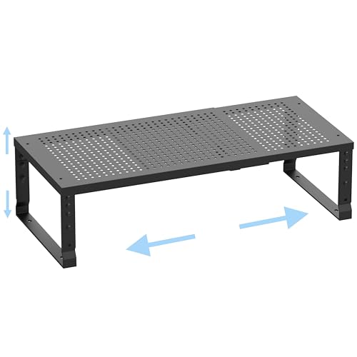 Expandable Adjustable Stackable Kitchen Organizer,Pantry Storage Shelves Racks,for cabinets Shelf, Kitchens, countertops, bathrooms,RV(1Pack/Black,Medium) - color: Black, size: 1 PACK/BLACK/MEDIUM