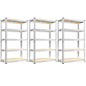 REIBII Storage Shelves 2020LBS Garage Shelving Heavy Duty Metal Shelving Adjustable 5 Tier Pantry Shelves for Garage Closet Kitchen Basement 28" W x 12" D x 59.8" H, 3 Pack - size: 28"W x 12"D x 59.8"H