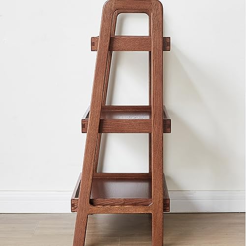 GDFStudio 3-Tier Wood Shoe Rack & Storage Bench,Versatile Organizer with Oak Frame & Timeless Design, Easy Assembly for Entryway,Living Room,Bedroom, Bathroom,Kitchen,Hallway,Walnut - color: Walnut