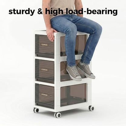 Bathroom Storage with Drawers, 11.8" Wide Wide Slim Storage Cabinet with Wheels for Small Spaces, Narraw Cart for Kitchen Office Bedroom Dinning Room Under Desk, 29.7" Tall - size: 30x41x75 cm