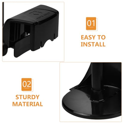 SOLUSTRE Grocery Bag Holder Dispenser Stand Shopping Bag Holder for Plastic Bags Tool-Free Install 9.44 X 9.44 X 7.48 in for Kitchen Supermarket Store Commercial Use
