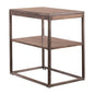 Liberty Furniture Jamestown Wood Top Chair Side Table with Pull Out Tray for Living Room - Tobacco - size: Chair Side Table