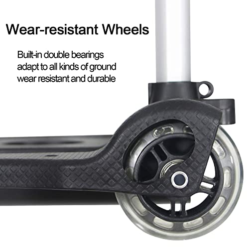 Sutekus Folding Hand Truck and Dolly 110-lbs Lightweight Portable Luggage Cart for School Travel Office Moving (Black) - color: Black