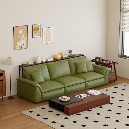 Aduanbang 5.9" Console Table with Outlet – Narrow Sofa Table, Behind Couch Table for Living Room & Hallway, 5.9" x 39.4" x 30", Metal Frame, Rustic Brown - color: Rustic Brown, size: 5.9"D x 39.4"W x 30"H