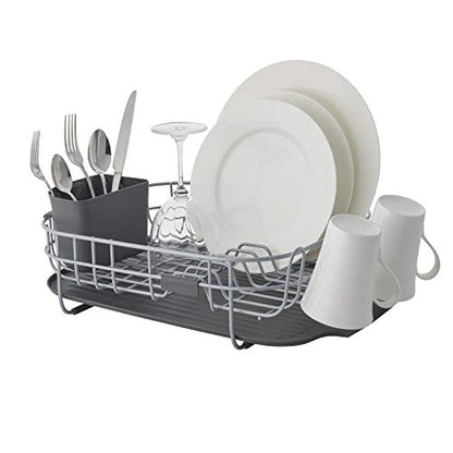 KitchenAid Low Profile Carbon Steel Dishrack, one size, Charcoal - color: Gray, size: Low Profile