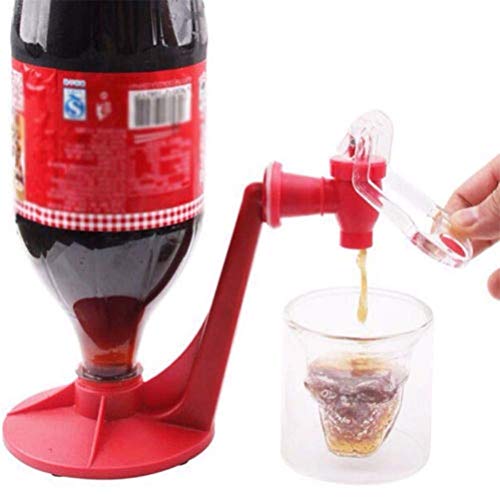 Soda Dispenser, Drinking Fountain JTLB 23 x 10 x 9 Portable Switch Drinker Hand Pressure Water Bottle Inverted Water Drinking Fountain Dispenser