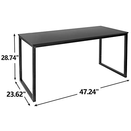47 inches Writing Computer Desk Office Table Modern Simple Work Study Desk Laptop Table Modern Simple Style Desk (47 inches) - size: 47 inches
