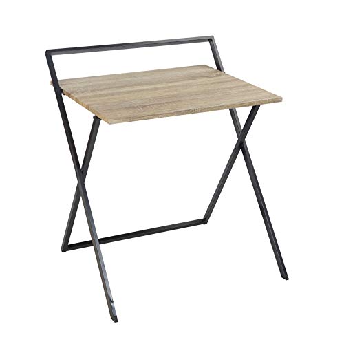 Urban Lifestyle Compact Folding Desk, Wood - color: Wood