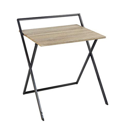 Urban Lifestyle Compact Folding Desk, Wood - color: Wood
